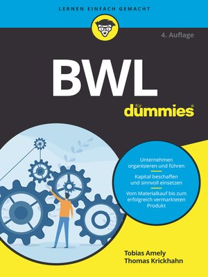 cover image of BWL f&uuml;r Dummies